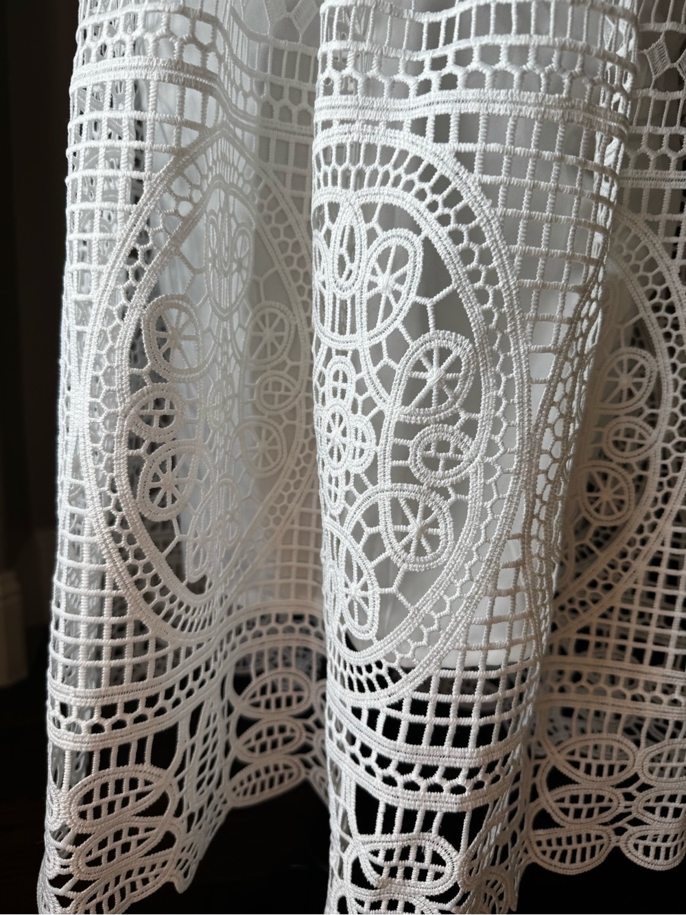 NWOT Bardot Versailles White Crochet Lace Midi Dress | Revolve LWD - Picture 7 of 13